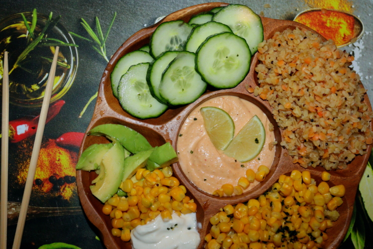 Obložený talíř v mexickém stylu